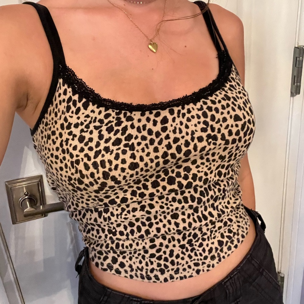Brandy Melville cheetah tank